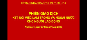 Phiên giao dịch kết nối việc làm trong và ngoài nước cho người lao động